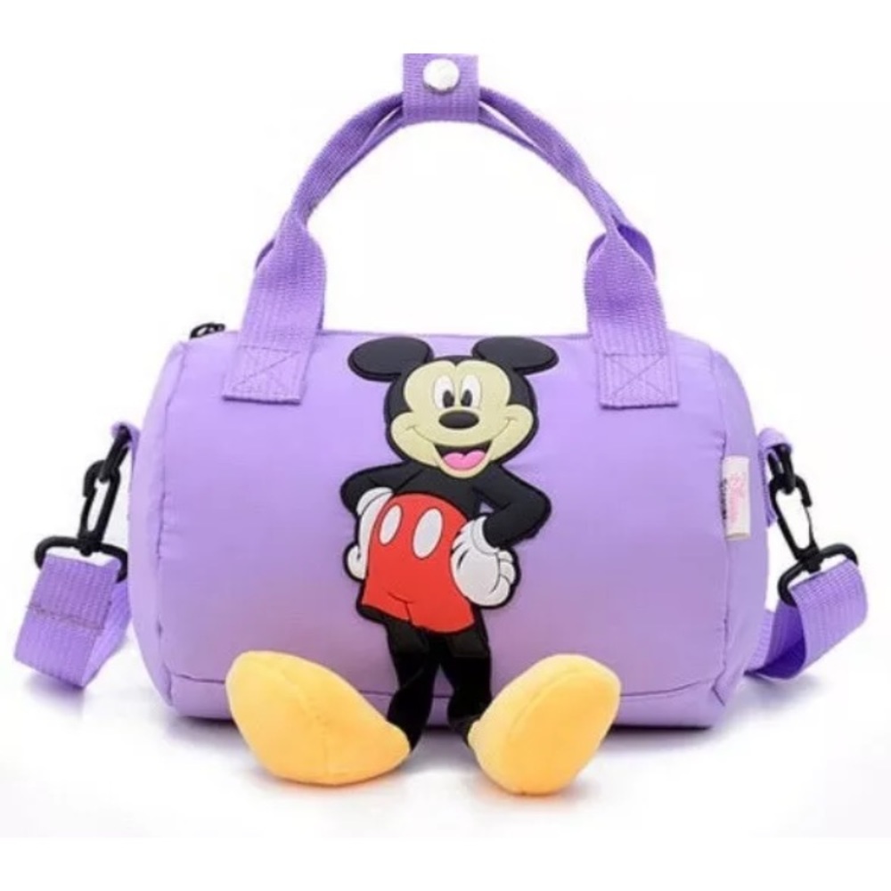New with tags ZARA MICKEY MOUSE SMALL PURPLE BAG EITH PLUSH FEET